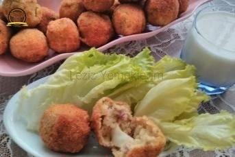 Pastırmalı Patates Köftesi