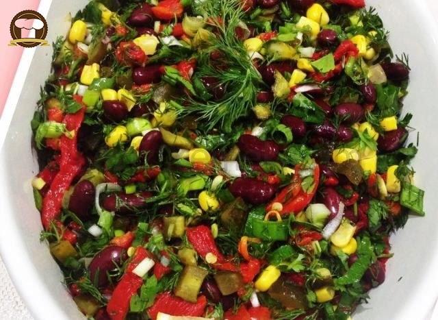 Meksika Fasulyesi Salatası