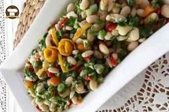 Kuru Fasulye Salatası