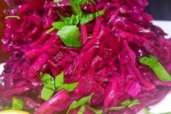 Ertesi Güne Hazır Mor Lahana Salatası (Lokanta Usulü)