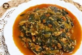 Bulgurlu Ispanak Yemeği