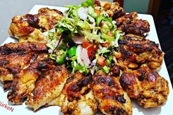 Pratik Mangal Tadında Tavada Kanat