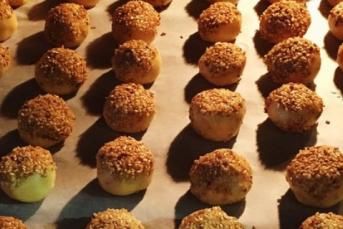 Susamlı Kurabiye Yapılışı