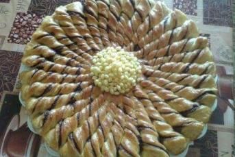 Çikolatalı Ayçiçeği Çöreği