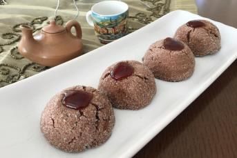 Karamelli  Kakaolu Elmas Kurabiye