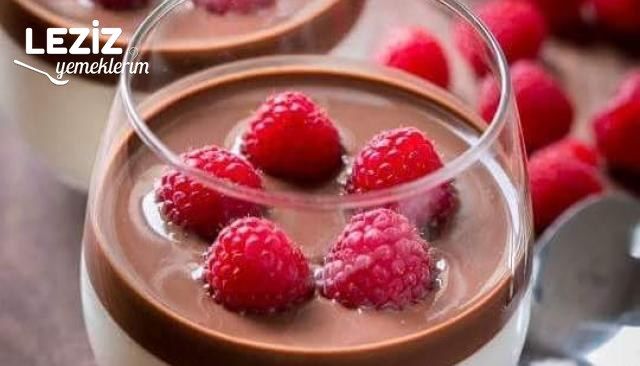 Sade Çikolatalı Puding Leziz Yemeklerim