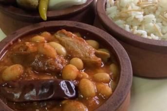 Güveçte Kuru Fasulye