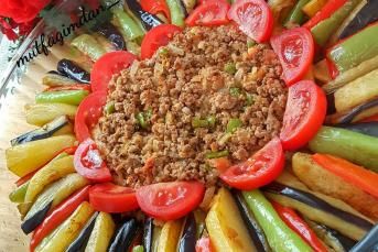 Sebzeli Patlıcan Dizme