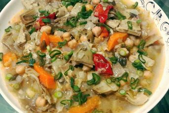 Nohutlu Enginar Yemeği