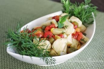 Garnitürlü Enginar Salatası