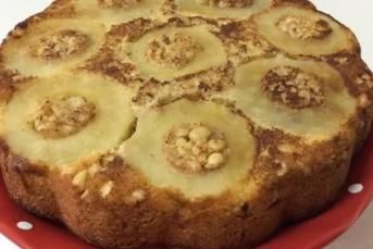 Elmalı Tarçınlı Yağsız Kek