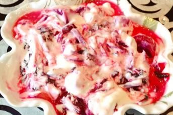 Yoğurtlu Kırmızı Pancar Kavurması