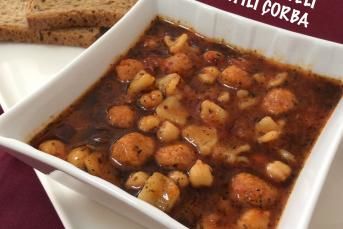 Bulgur Köfteli Mantılı Çorba