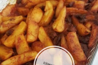 Patatesli Tepsi Kebabı