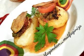 Fırında Patates Dolması
