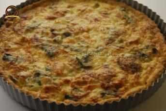 Ispanak Ve Mantarlı Kiş