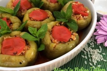 Zeytinyağlı Biber Dolması Tarifi