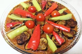 Fırında Patlıcan Oturtma