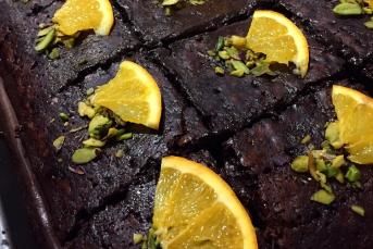 Portakal Soslu Islak Kek