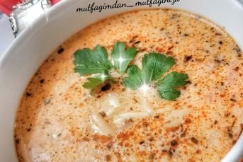 Kıymalı Terbiyeli Şehriye Çorbası