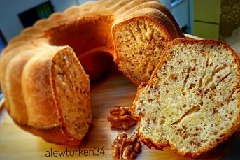 Kabına Sığmayan Ve Bayatlamayan Nefis Cevizli Pamuk Kek