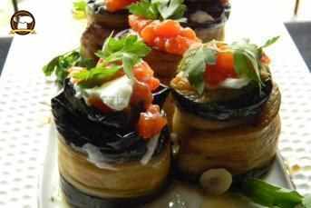 Zeytinyağlı Patlıcan Ruloları