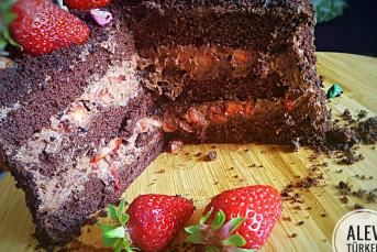 Muhteşem Sünger Köstebek Yaş Pasta (Aşama Aşama)