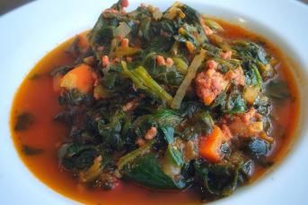 Kıymalı Ispanak Yemeği