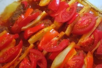 Fırında Pirinçli Köfte