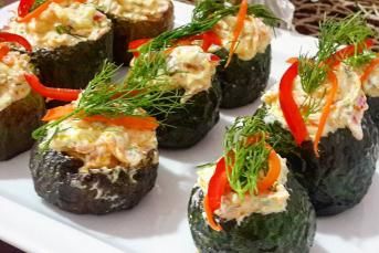 Yoğurtlu Girit Kabağı Dolması