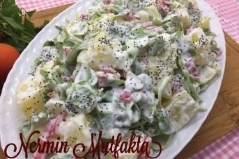 Patatesli Semizotu Salatası (Çok Lezzetli)