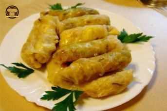 Zeytinyağlı Beyaz Lahana Sarma