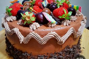 Şahane Duble Çikolatalı Pasta (Aşama Aşama)