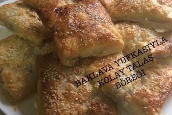 Talaş Böreği (Baklava Yufkasıyla)
