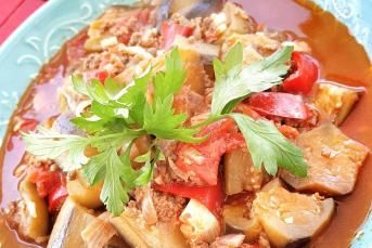 Kıymalı Patlıcan Sallama