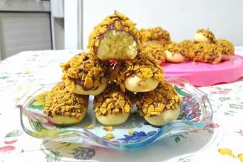 Çikolatalı Mısır Gevrekli Çıtır Kurabiye