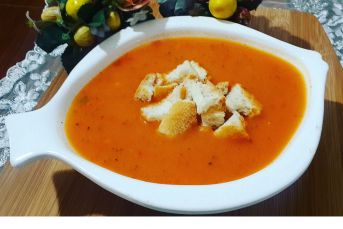 Naneli Domates Çorbası