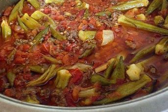 Kıymalı Bamya Tarifi