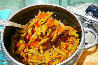 Düdüklüde 10 Dakikada Taze Fasülye