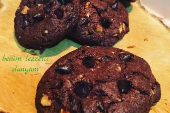 Damla Çikolatalı Kakaolu Kurabiye