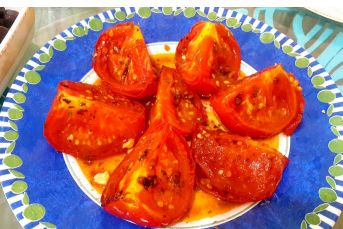 2 Dakikada Kahvaltılık Domates