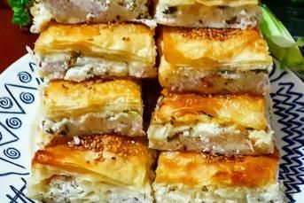 Su Böreği Tadında Büzgülü Börek