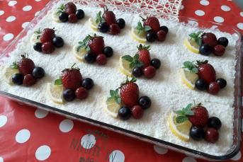 Limonlu Kremalı Kek