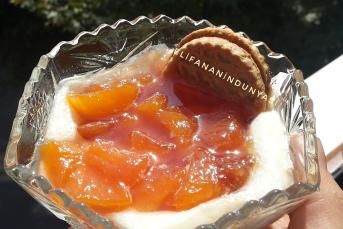 Şeftali Marmelatlı Muhallebi