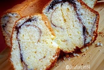 Bol Limonlu Ve Kakao Çizgili Kek (Pofuduk Kek)