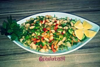Bol Malzemeli Kuru Fasulye Salatası (Vitamin Deposu)