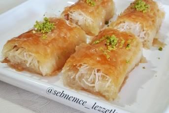 Baklava Yufkasından Kadayıf Sarma