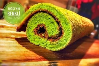 Tam Ölçü Ispanaklı Rulo Pasta Pandispanyası