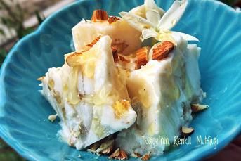 Bal Badem Dondurma Yapımı