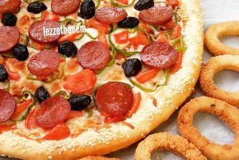 Karışık Dolgu Kenar Pizza